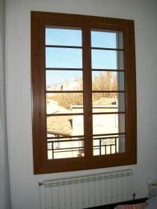 Fenêtre PVC faux bois